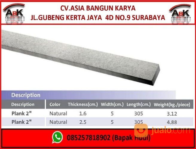 Conwood Plank 2'' + Jasa Pasang Harga Sendiri