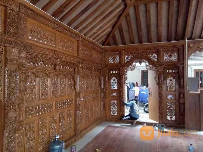 Produksi Spesial Rumah Joglo Bahan Kayu Jati Dinding Gebyok Ukiran Jepara Dan Pendopo Joglo