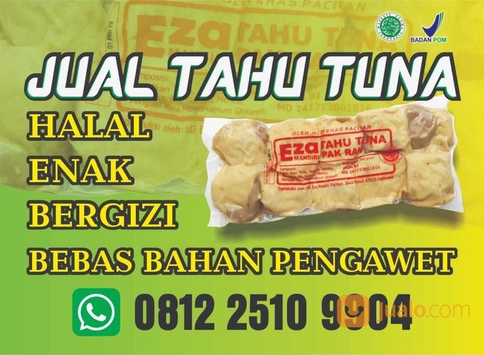 PROMO Tahu Tuna (Olahan Ikan Tuna) Merk Pak Ran Eza Mandiri Pacitan
