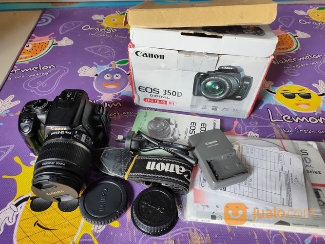 Kamera DSLR Canon EOS 350D Bekas Fullset