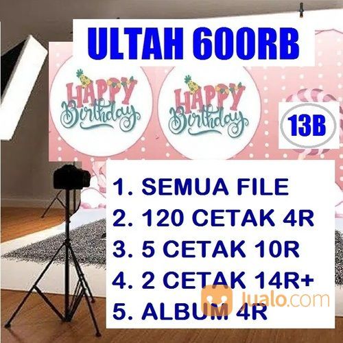 Jasa Foto Ulang Tahun Happy Birthday Murah Jogja Pakai Lighting Studio