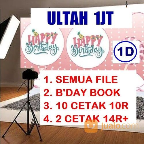 Jasa Foto Ulang Tahun Happy Birthday Murah Jogja Pakai Lighting Studio