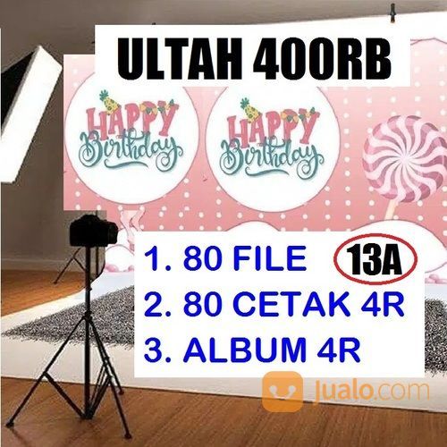Jasa Foto Ulang Tahun Happy Birthday Murah Jogja Pakai Lighting Studio