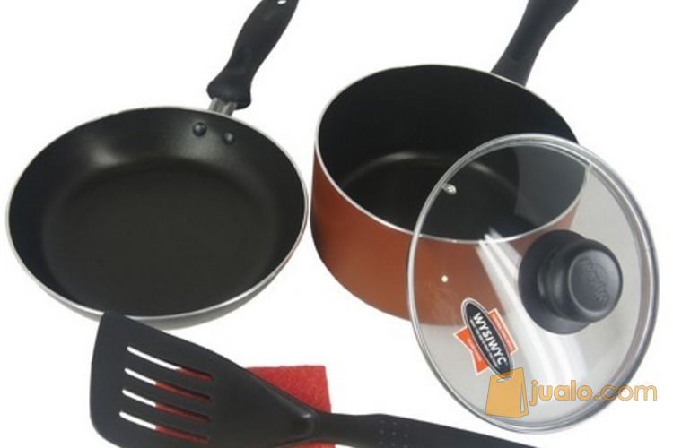 Wajan Teflon Maxim satu set 5 Pcs
