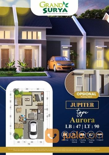 Rumah 300JUTAAN Cluster Jupiter Grand Surya Sidoarjo Kota