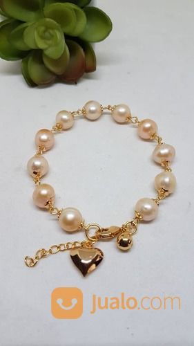 GELANG MUTIARA LOMBOK BERSERTIFIKAT , MUTIARA ASLI AIR TAWAR