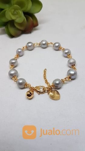 GELANG MUTIARA LOMBOK BERSERTIFIKAT , MUTIARA ASLI AIR TAWAR