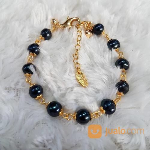 GELANG MUTIARA LOMBOK BERSERTIFIKAT , MUTIARA ASLI AIR TAWAR