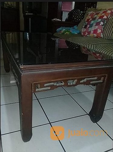 Kursi Meja Ruang Tamu Kayu Jati 1 Set