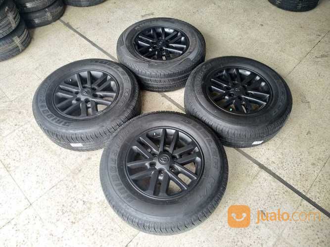 Velg OEM Bangkalan Copotan Mobil FORTUNER Ring17 + BAN BRIDGESTONE 265 65 R17