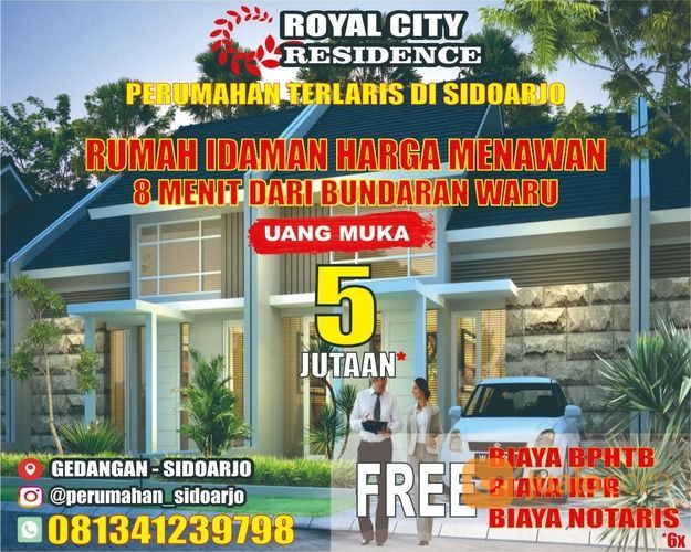 RUMAH MURAH SIDOARJO ROYAL CITY RESIDENCE GEDANGAN
