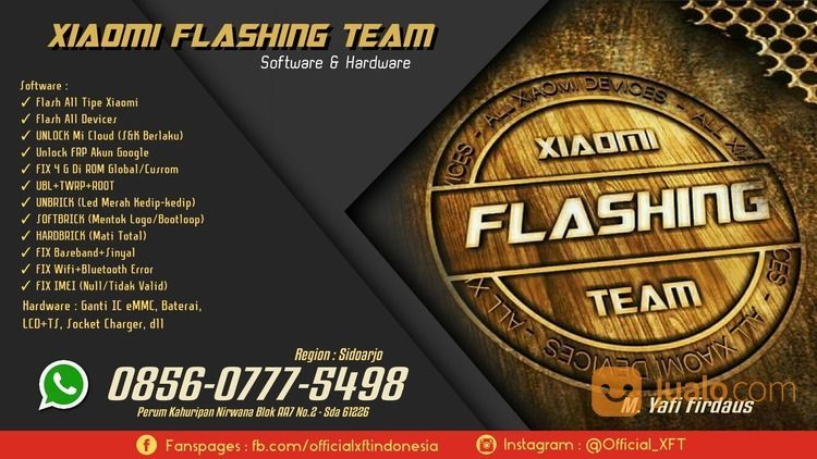 Jasa Flash Xiaomi Sidoarjo