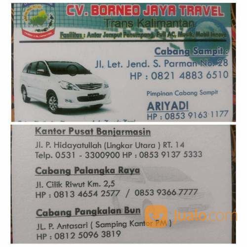 Agen Travel Sampit Ke Palangkaraya Terpercaya