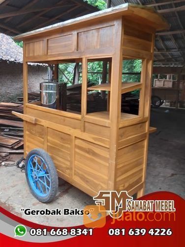 Gerobak Bakso Standar Kuat Hemat Dan Terpercaya