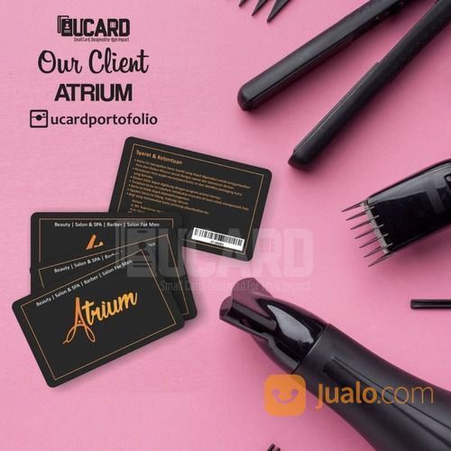 CETAK KARTU MEMBER UNTUK BARBERSHOP