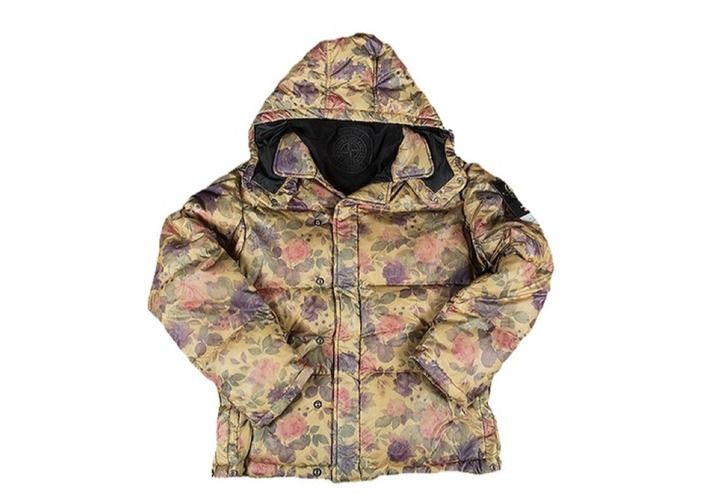 Supreme Stone Island Lamy Cover Stampato Puffy Jacket Copper