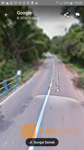 TANAH PEKARANGAN LUAS 3OOOOM2 DI JL.PETIKAN,DESA SUNGAI SAMAK,KEC.BADAU,BELITUNG BARAT