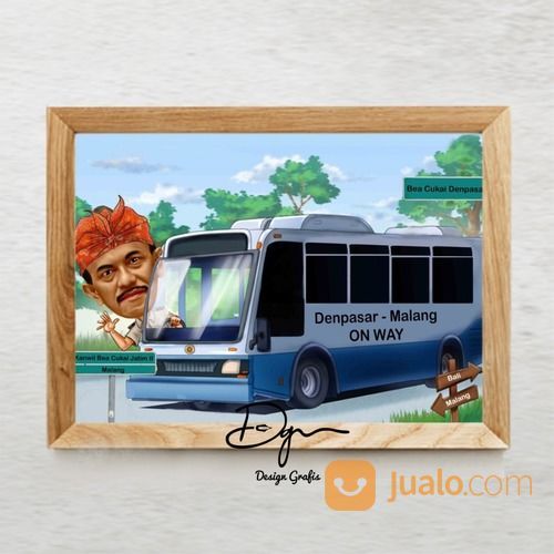 Jasa Desain Hadiah Karikatur Bali Murah Denpasar