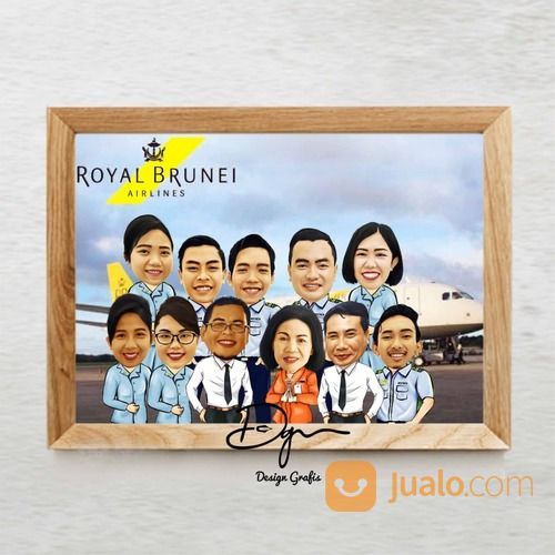 Jasa Desain Hadiah Karikatur Bali Murah Denpasar