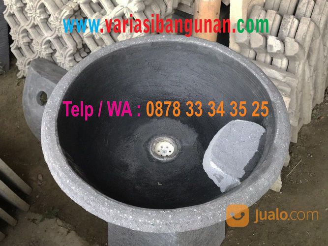 Wastafel Batu Cetak Alam Murah