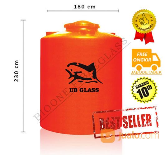 Tangki Air 5000 Liter Tandon Toren Free Ongkir JABODETABEK Torn Plastik MDPE