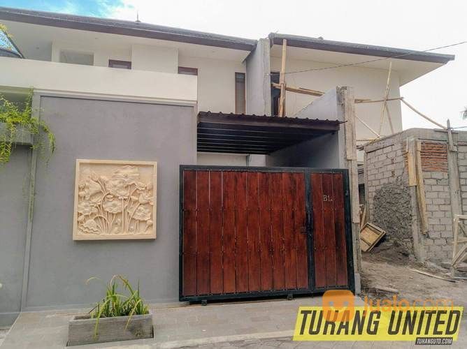 Pintu Pagar Motif Kayu Papan Fiber Kalsiplank Murah Di Bali