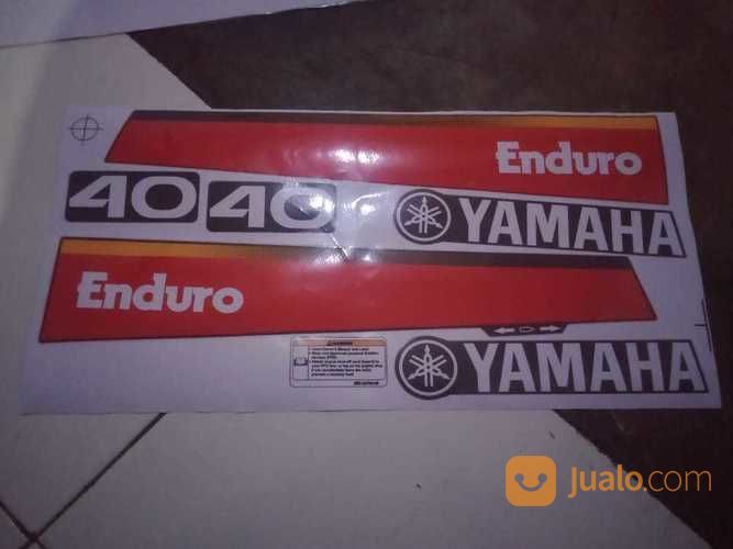 Stiker Mesin Tempel 15 PK, 40 PK