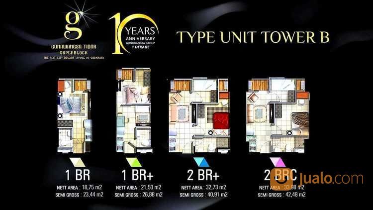 Apartemen Gunawangsa Tidar Tower B Harga 300JTAN