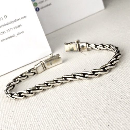 Gelang Silver Keren Gelang Perak Bakar Bali Perak Asli 925