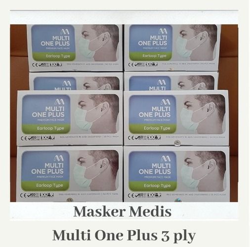 Masker Medis Multi One Plus 3 Ply (Ready Stok)