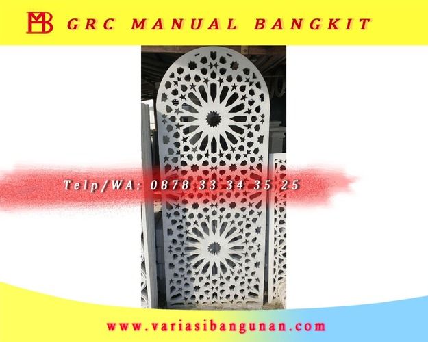 Krawangan GRC Motif Bunga 2