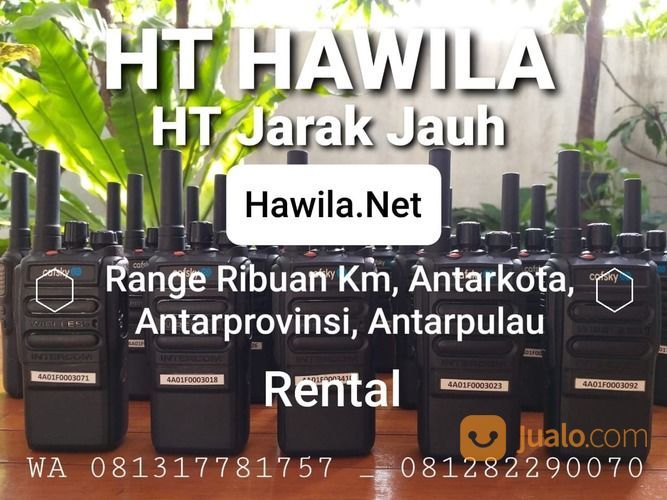 Sewa HT Cafsky Rental Handy Talky GSM Penyewaan Walkie Talkie 4G Radio Netwok HT 4G Cellular