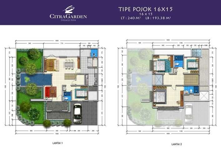 CITRA GARDEN SIDOARJO TYPE VICTORY + KOLAM RENANG (OPSIONAL)