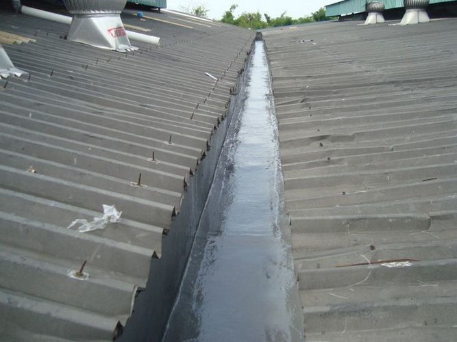 Pelapisan Fiberglass Lining FRP, Perbaikan Talang Air Bocor