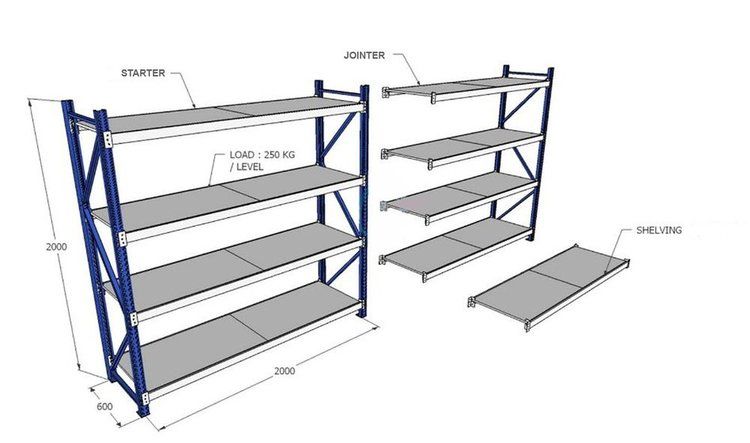 RAK GUDANG LIGHT DUTY DC-36 JOINTER