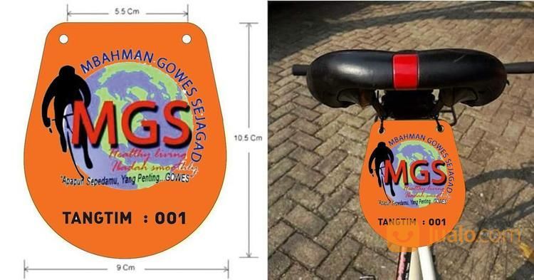 Emblem Logo Komunitas Sepeda