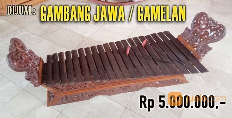 Gambang Gamelan Jawa Ukiran Antik