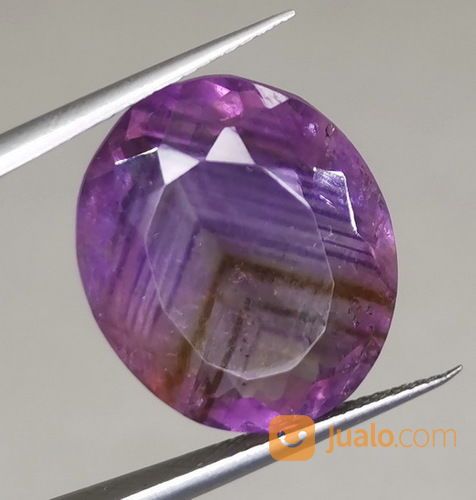 Batu Junjung Drajat Ungu Ametis Antik Asli Kode 2041