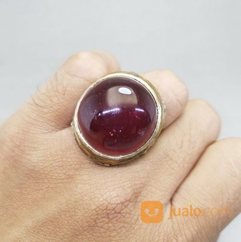 Batu Merah Delima Rubi Ukuran Besar Asli Kode 2036