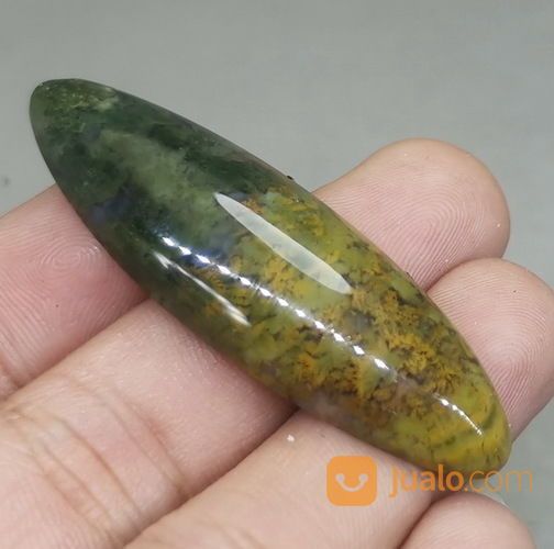 Batu Badar Lumut Kuning Hijau Trenggalek Asli Kode 2034