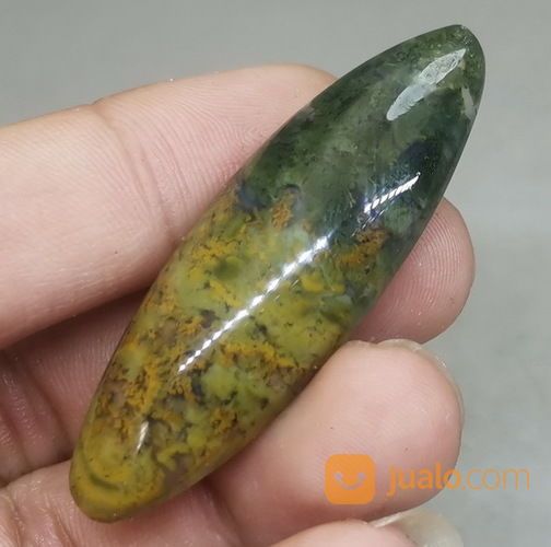 Batu Badar Lumut Kuning Hijau Trenggalek Asli Kode 2034