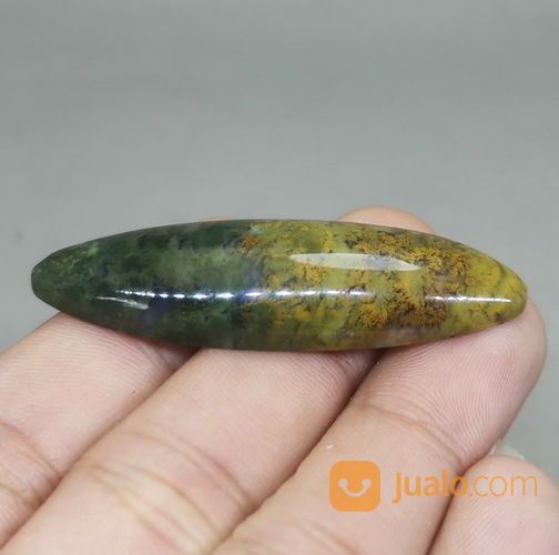 Batu Badar Lumut Kuning Hijau Trenggalek Asli Kode 2034