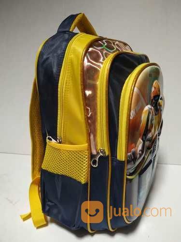 Tas Impor Quality Ransel Emboss Anak 3D Robot Karakter