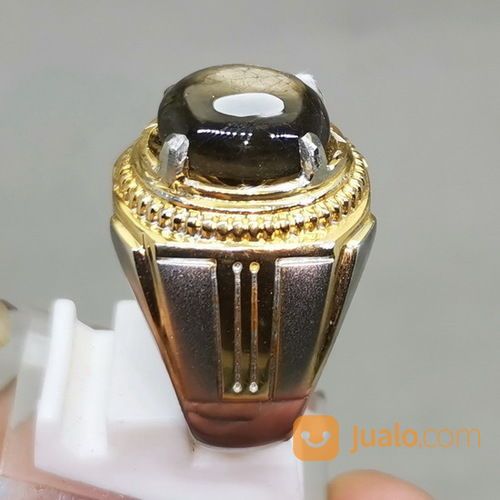 Batu Black Safir Star Bangsing Bagus Asli