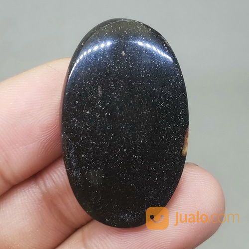 Fosil Batu Galih Kelor Coklat Hitam Asli