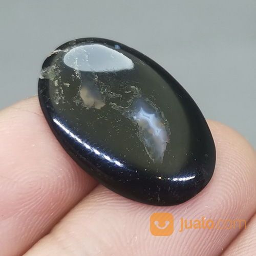 Batu Akik Yaman Hitam Unik Asli