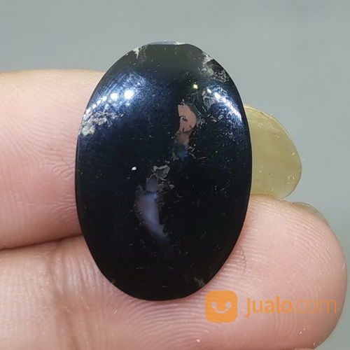 Batu Akik Yaman Hitam Unik Asli