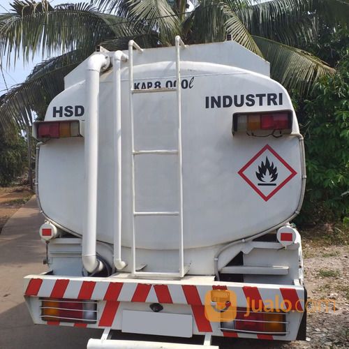 Truk Tangki Bbm Kap 8000 L Mitsubishi Canter FE 74 HD 125ps 2015