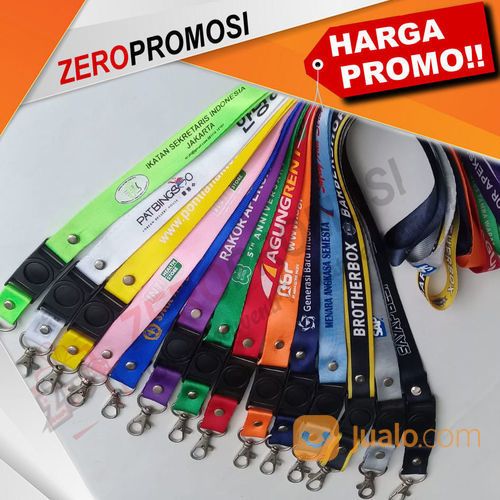 Tali ID Card 2cm With Stoper / Warna Warni Tali ID Card 2cm W/Stoper