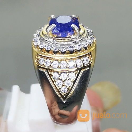 Batu Akik Blue Safir Selon Asli Kode 1938
